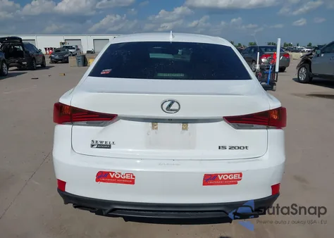 2017 Lexus Is 200T from USA, damaged, VIN JTHBA1D25H5041762